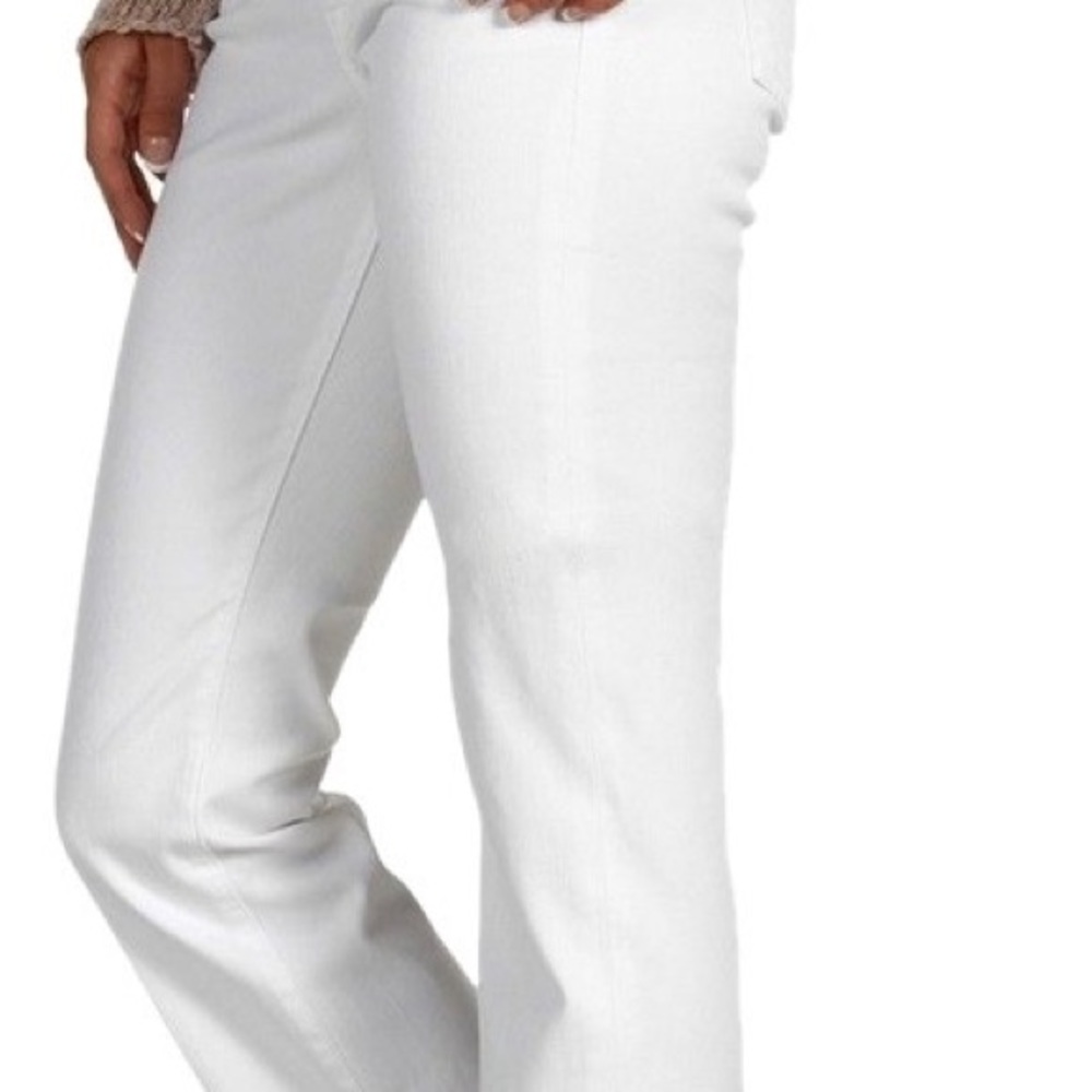 Distressed white 7 jeans